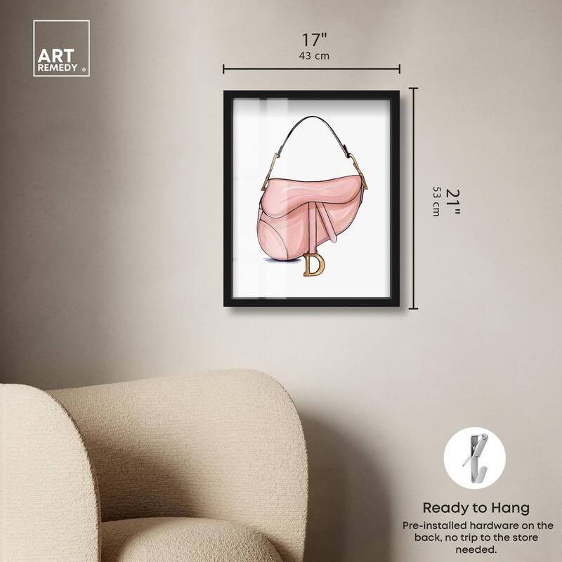 Doll Memories - Blush Pink Bag Shadowbox by Art Remedy