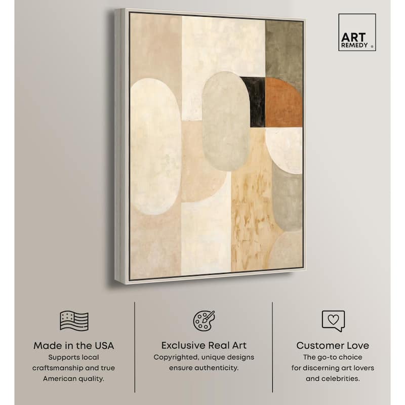 Overlapping Planes II Canvas by Art Remedy