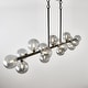 preview thumbnail 38 of 55, 16 Lights Dining Room Chandeliers Modern Sputnik Light Fixture - 55in