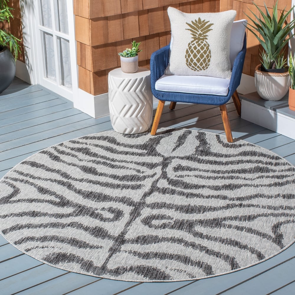 SAFAVIEH Courtyard Kalyonka Indoor/ Outdoor Waterproof Patio Backyard Rug