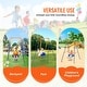 preview thumbnail 5 of 8, 3 in 1 Outdoor Swing Sets with 4 Foldable Sandbags and Removable Seat Perfect Gift for Kids - 44.09"L x 63.76"W x 62.20"H