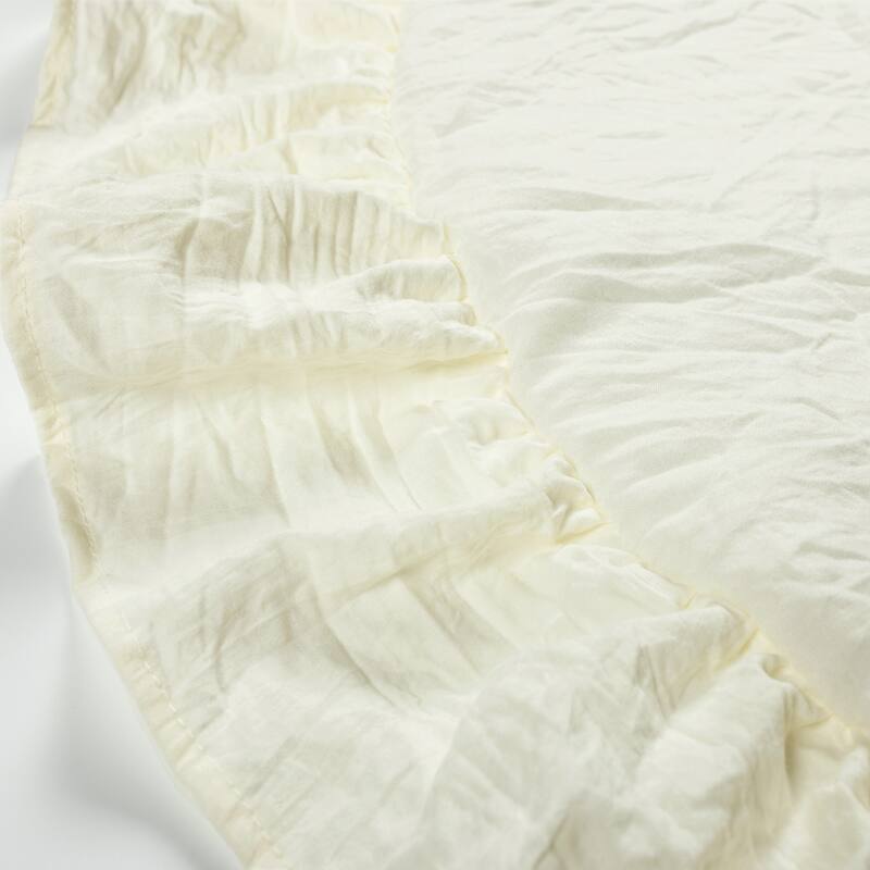 Lush Decor Baby Round Ruffle Play Mat Single 36" Diameter - 36" Diameter