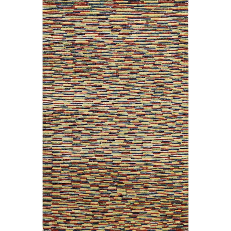 Modern Moroccan Oriental Home Decor Area Rug Handmade Wool Carpet - 5'4" x 7'7"