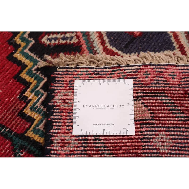 ECARPETGALLERY Hand-knotted Anadol Red Wool Rug - 4'0 x 10'10