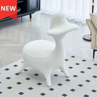 Sherpa Lamb Fabric Gaming Chair Ergonomic Upholstered Chair with Dedicated Hand Support for Gaming Room Bedroom Bed Bath Beyond 40397266