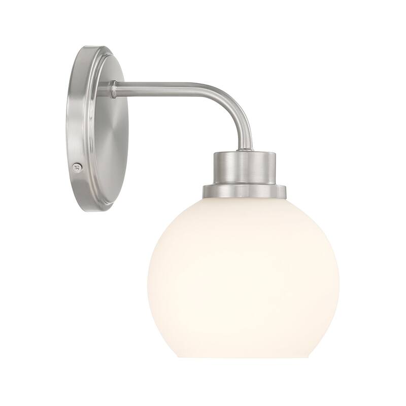Bellevue SHWS26756 Meridian 10" Tall Bathroom Sconce with Opal Glass