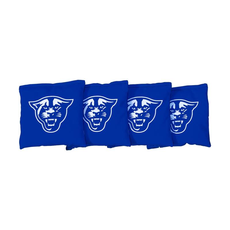 Georgia State University Panthers Blue Cornhole Bags - Corn Filled