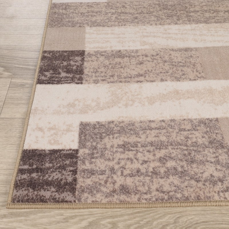 Superior Rockwood Modern Geometric Washable Indoor Runner or Area Rug