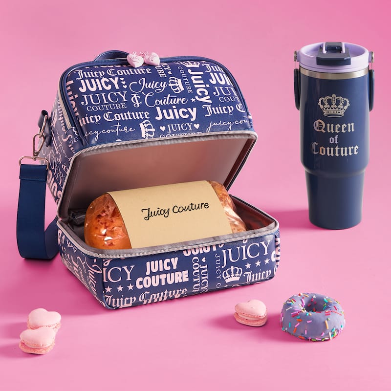 Juicy Couture Signature Chill Cooler Bags - 9.4" x 7" x 6"