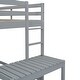 preview thumbnail 19 of 18, Twin High Loft Bed with Ladder landing Platform and Guardrails, White