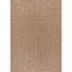 preview thumbnail 12 of 53, Aloha Washable Solid Indoor Outdoor Area Rug Patio Deck Living Room 5x7 - Brown