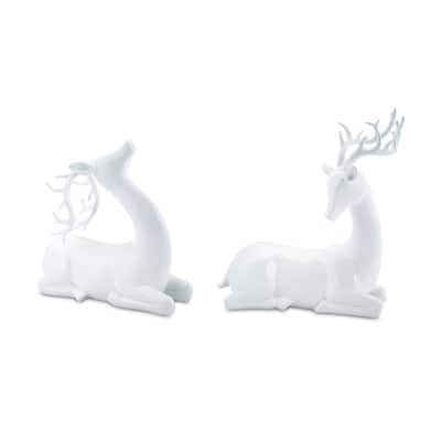 Modern Deer Figurine (Set of 2)