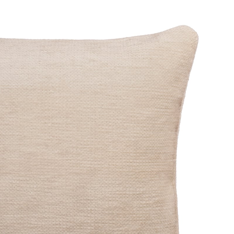 Sevita Transitional Solid Chenille Indoor Throw PIllow