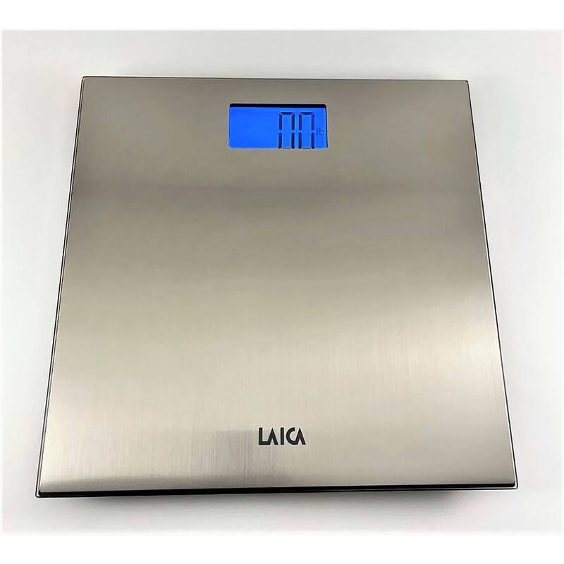 LAICA 400 lbs Digital Glass and Stainless Steel Bath Scale Medium