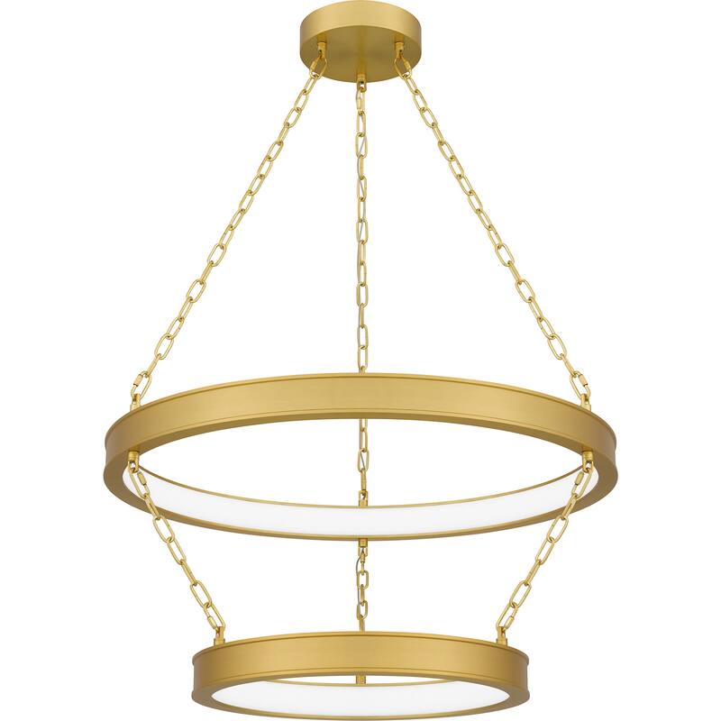 Ozara Integrated LED Antique Brass Pendant Light