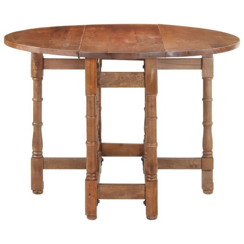 vidaXL Dining Table Kitchen Table Dining Room Table Round Solid Mango Wood