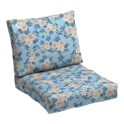ARDEN x Alexandra Kay Collection Plush Modern Tufted Polyfill Deep Seat Cushion Set, 24 x 24