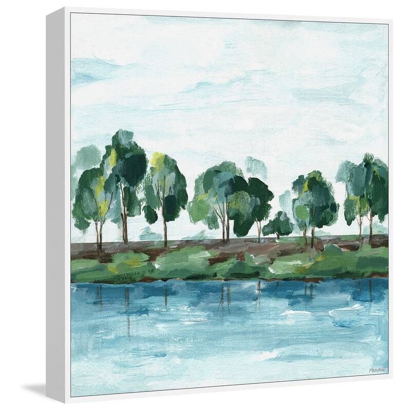 Life on the Farm Floater Framed Print on Canvas