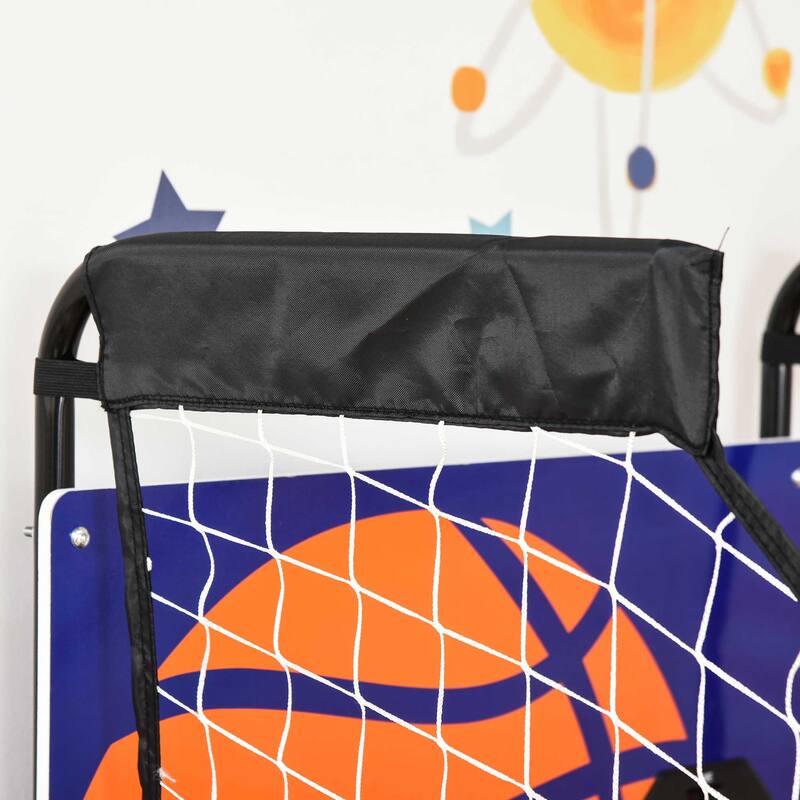 Soozier Foldable Basketball Arcade Game Electronic Office Home Scoring Hoop Shot with Mutiple Modes - N/A