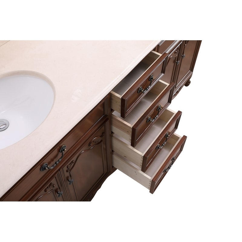 72" Double Bathroom Vanity Sink