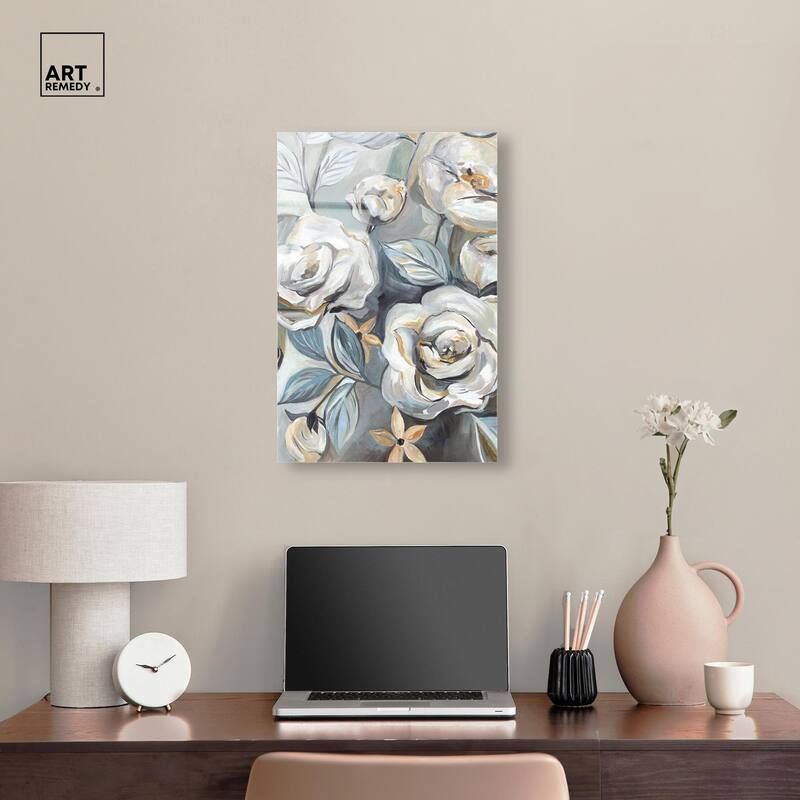 Grey Delight Acrylic by Art Remedy, Ready to Hang