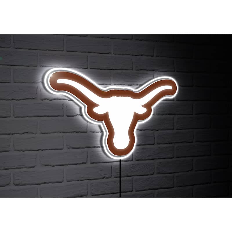 Texas Longhorns Team Logo LED Wall Decor Lighted Sign