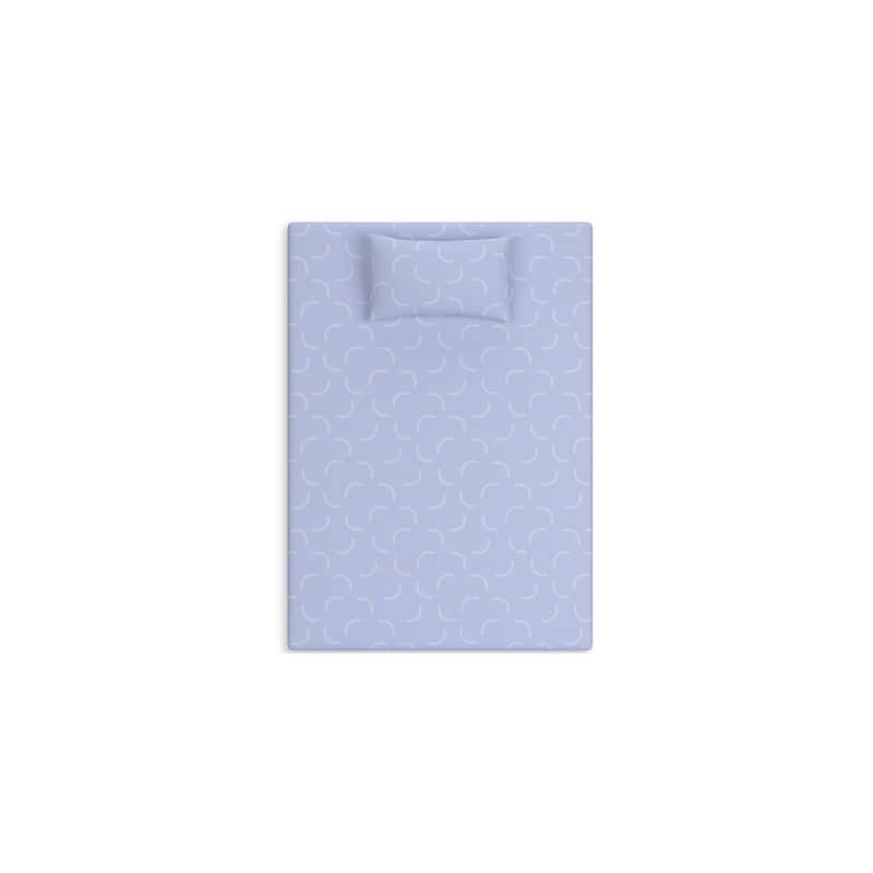 Signature Design by Ashley iKidz Ocean Blue Mattress and Pillow