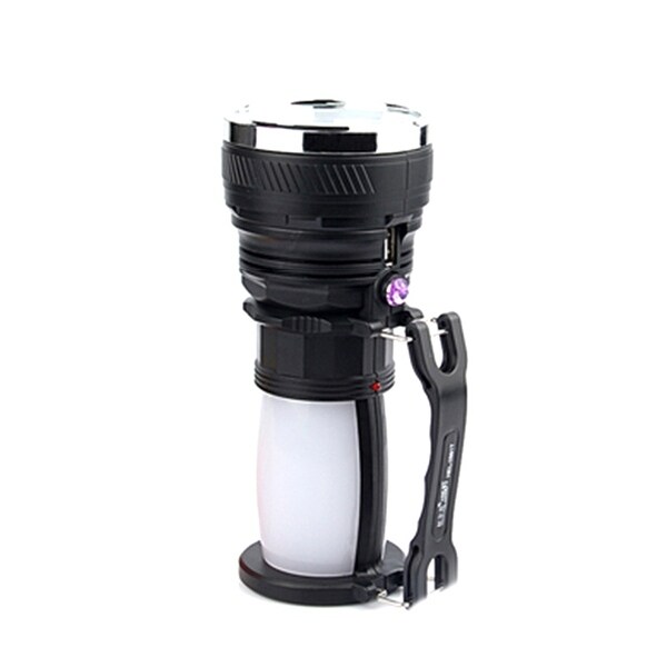 Solar Power Rechargeable Portable LED Flashlight Camping Tent Light Lantern Lamp 