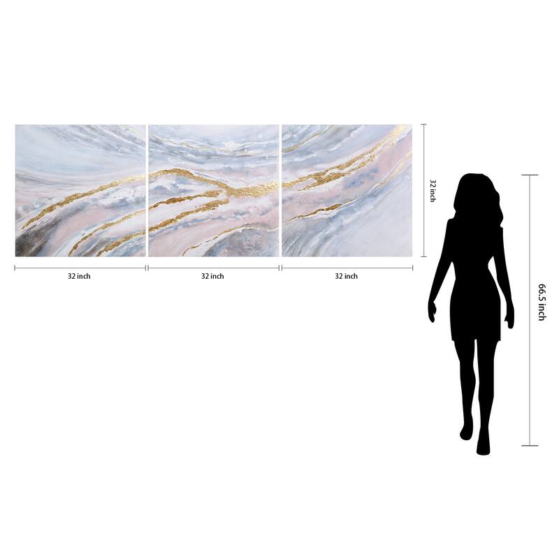 Heavens 2 Textured Metallic Hand Painted Wall Art by Martin Edwards