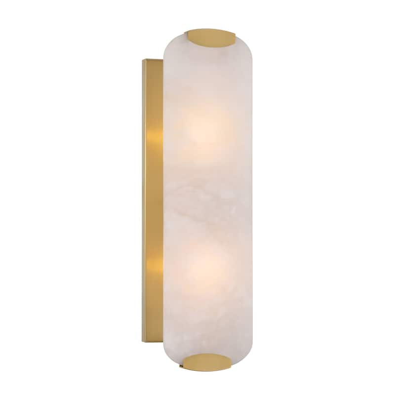 Minka Lavery 2602 Glowstone 2 Light 18" Tall Wall Sconce - Legacy Brass