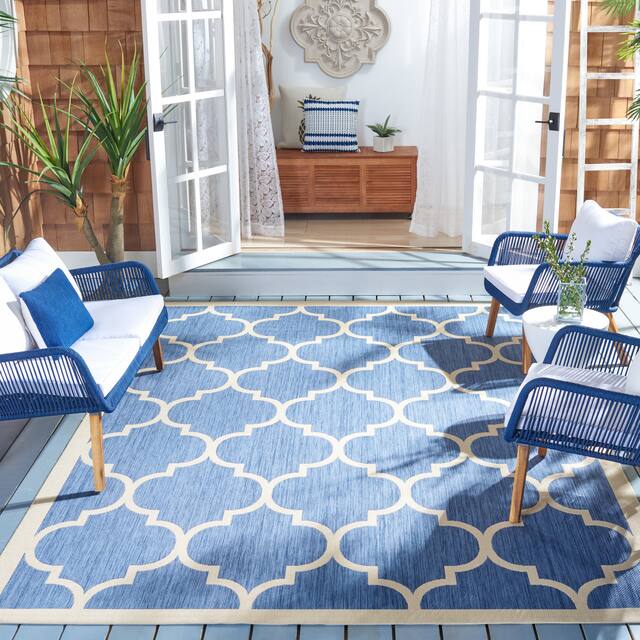 SAFAVIEH Courtyard Kathy Indoor/ Outdoor Waterproof Patio Backyard Rug