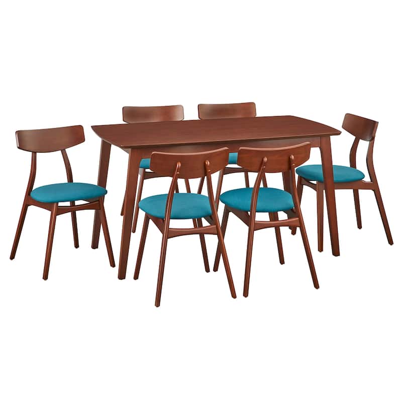 Simple Living Solid Beechwood Cadiz 7-piece Dining Set