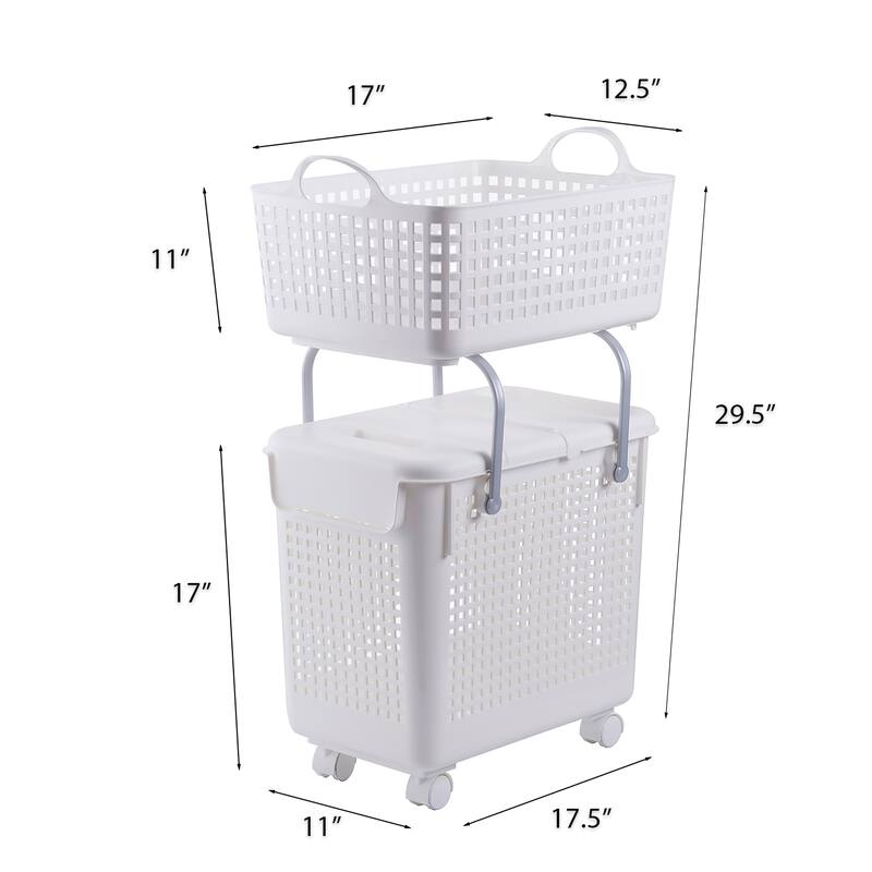 HANAMYA Laundry Hamper and Basket Set