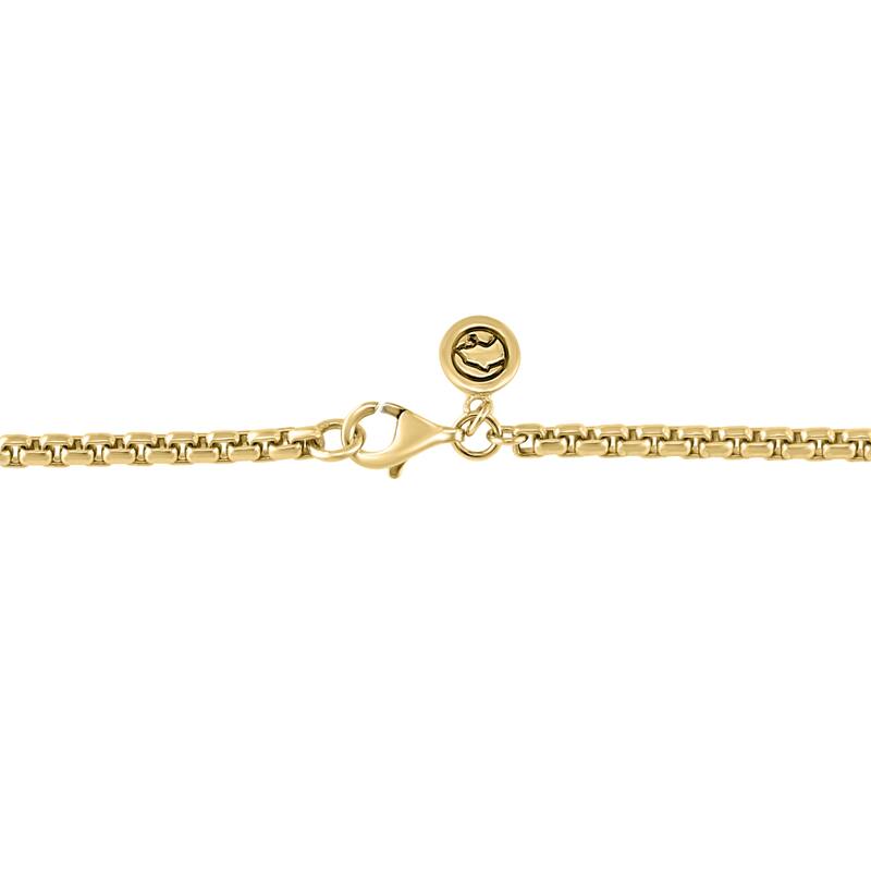EFFY Men's Gold-Plated 925 Sterling Silver Onyx Pendant Necklace