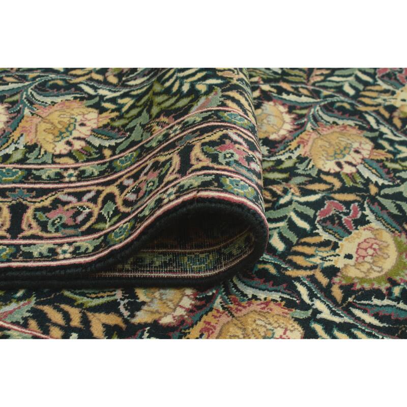 Pak-Persian Elliott Black/Green Runner - 2'7" x 10'1"