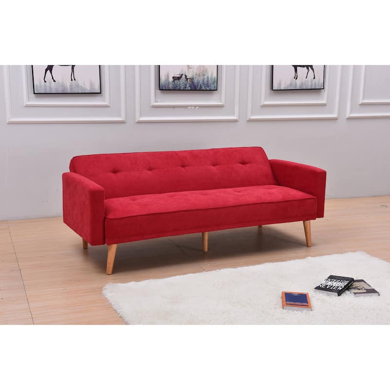 Modern Adjustable 3-position Sleeper Sofa Futon