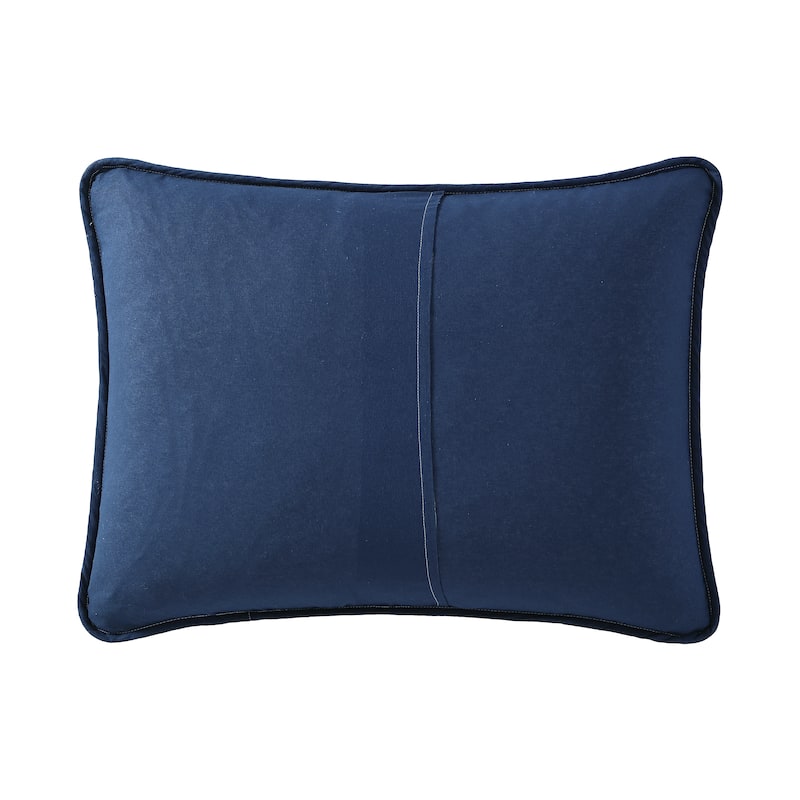 Nautica Addison Cotton Reversible Blue Quilt Set - On Sale - Bed Bath ...