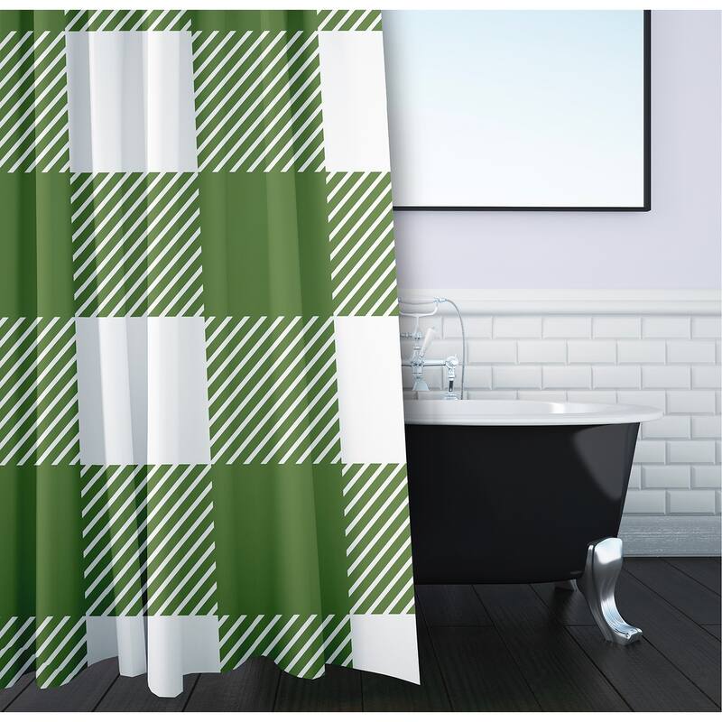 Buffalo Plaid Shower Curtain