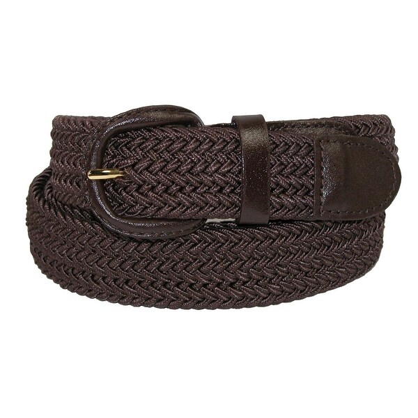 mens elastic braided belt