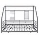 preview thumbnail 12 of 19, Full Size Metal House Bed with Trundle