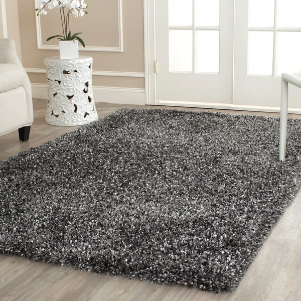 slide 2 of 50, SAFAVIEH Malibu Handmade Shag Senem Casual Rug 10' x 14' - Charcoal
