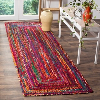 SAFAVIEH Georgine Handmade Braided Bohemian Cotton Rug - On Sale - Bed ...