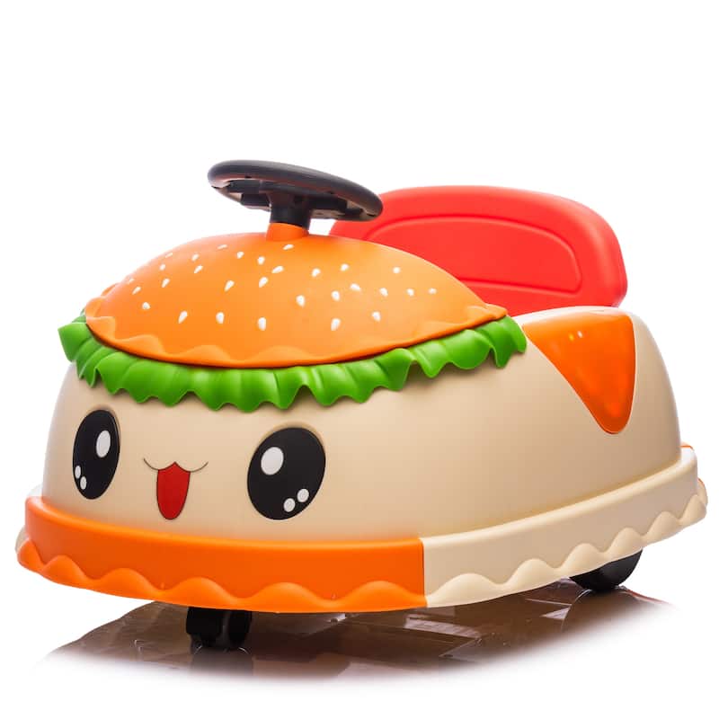 Kids Electric Ride-On Car 360 Rotating Ride-On Car with Music