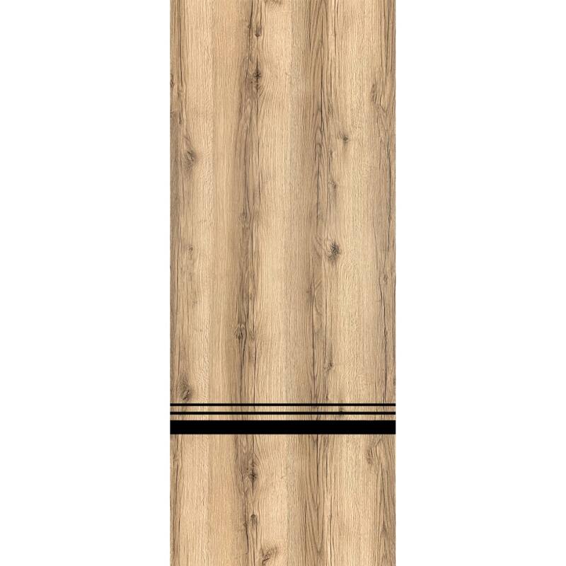 Slab Barn Door Panel 18 x 80 Planum 0012 Oak with Sturdy Finished - 42" x 80"