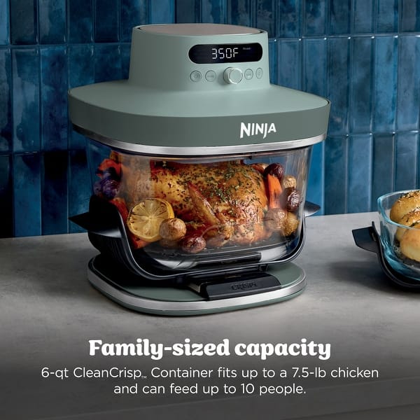 Ninja - Crispi Pro 6-in-1 Countertop Glass Air Fryer