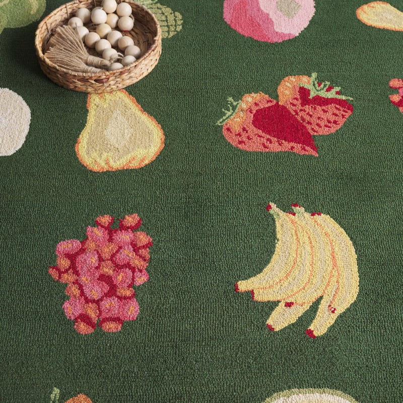 SAFAVIEH Handmade Chelsea Sefkije French Country Fruit Wool Rug