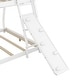 preview thumbnail 11 of 23, House Bunk Beds for Kids, Wood Twin Over Queen Bunk Bed with Climbing Nets and Climbing Ramp,Playhouse Bunk Bed for Girls Boys