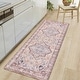 preview thumbnail 9 of 12, World Rug Gallery Traditional Medallion Cushioned Anti-Fatigue Mat 18 in. X 47 in.
