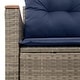 preview thumbnail 96 of 152, vidaXL Patio Sofa with Cushions Outdoor Seating Sectional Sofa Poly Rattan