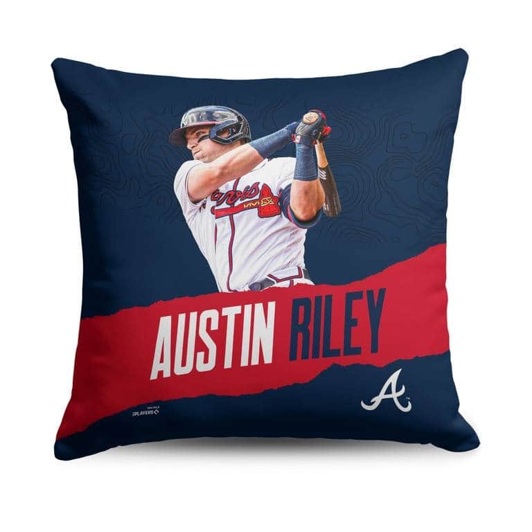 MLB Atlanta Braves Player 18 Inch Throw Pillow